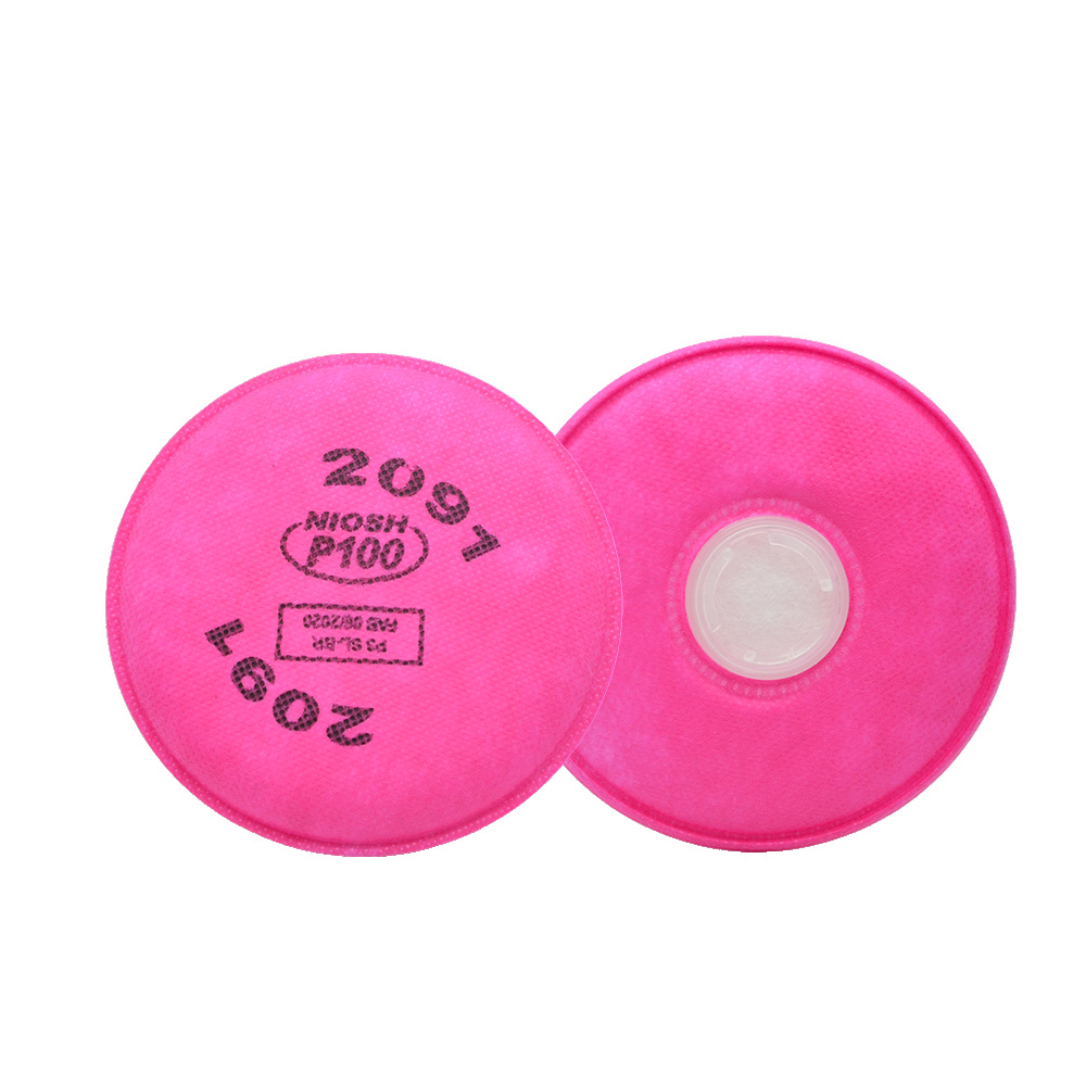 2097 2091 แผ่นกรองฝ้ายสำหรับหน - Dust Mask Construction บทวิจารณ์และราคา