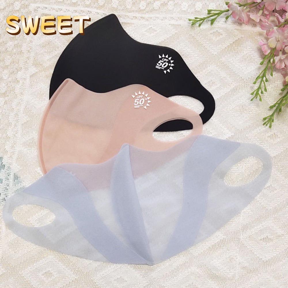 Ultrathin Anti-UV ICE Silk Sun - Cloth Face Mask Washable บทวิจารณ์และราคา