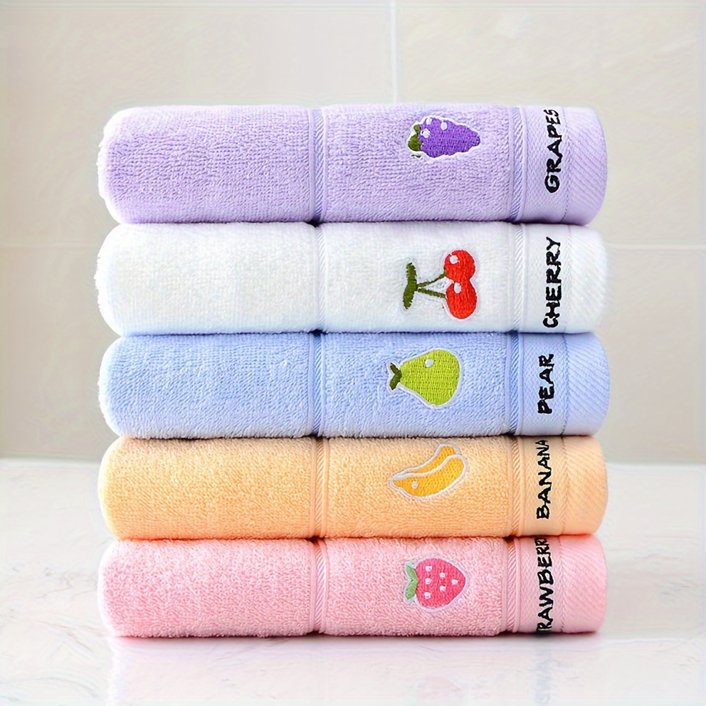 ผ้าขนหนูลายผลไม้สีสุ่ม 3 ผืน,  - Cloth Face Mask Washable บทวิจารณ์และราคา